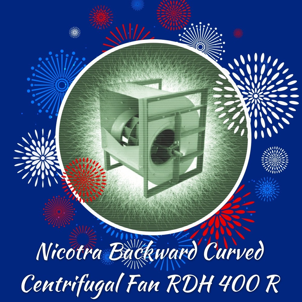Nicotra Backward Curved Centrifugal Fan RDH 400 R