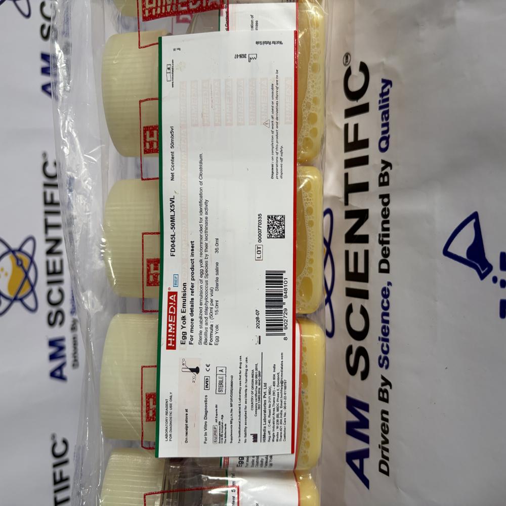 Egg Yolk Emulsion 50mlx5vl Himedia