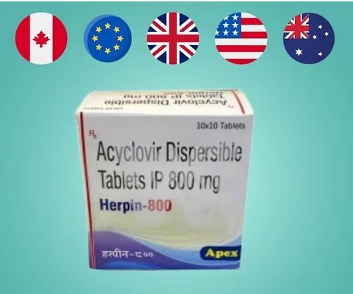 Herpin 800 Acyclovir Dispersible Tablets IP 800 mg