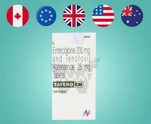 Emtricitabine & Tenofovir Disoproxil Fumarate Tafero EM Tablet