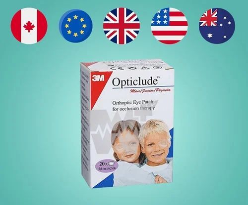 3M Opticlude Orthoptic Junior Eye Patch - 5cm x 6cm Pack of 20 (1537)