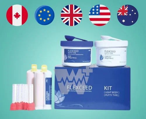 GC Flexceed Putty + Light Body Kit Elastomeric Impression Material - Regular Kit