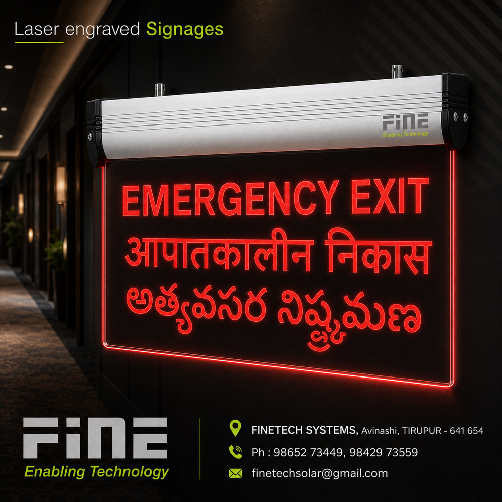 Led Edge Light Signage