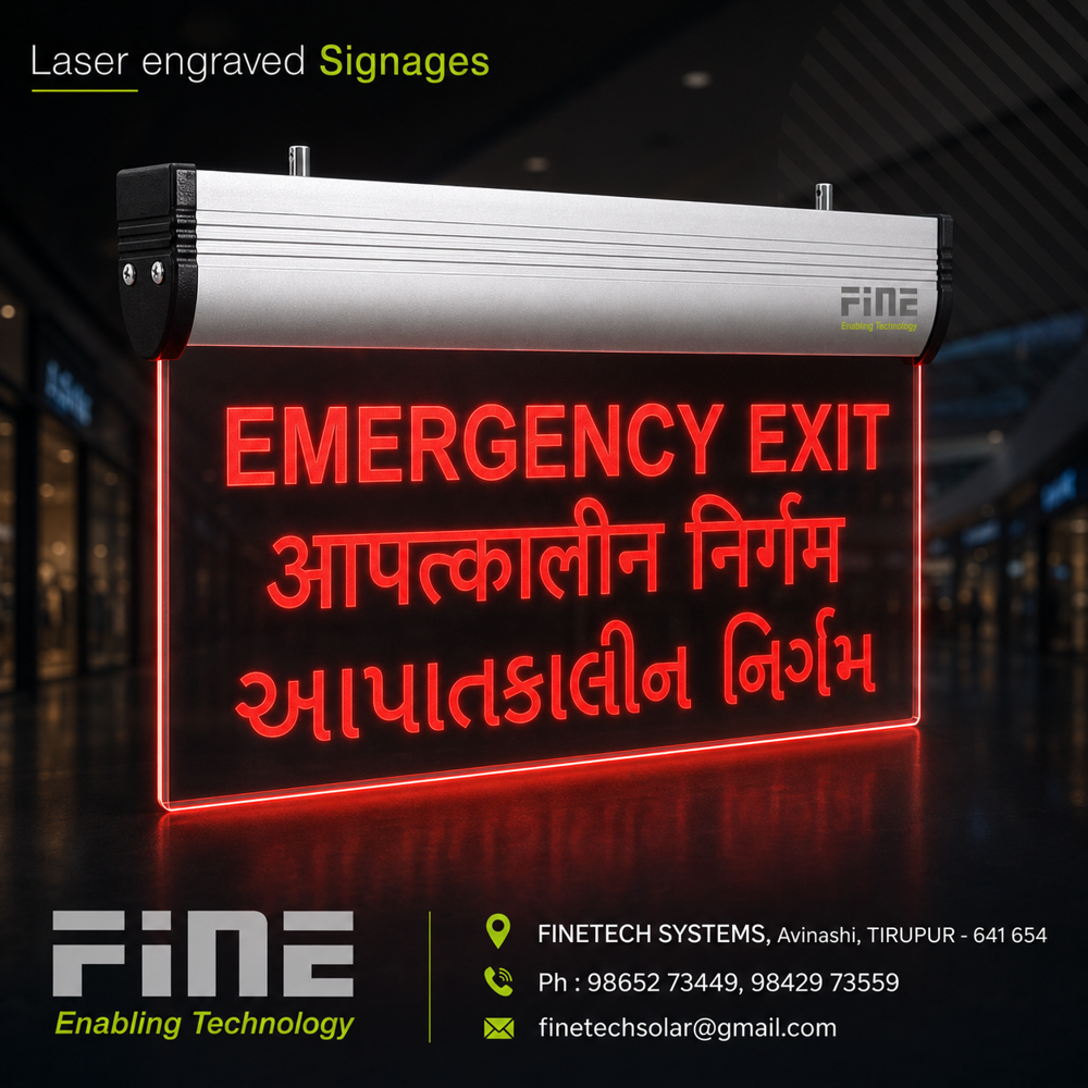 Led Edge Light Signage
