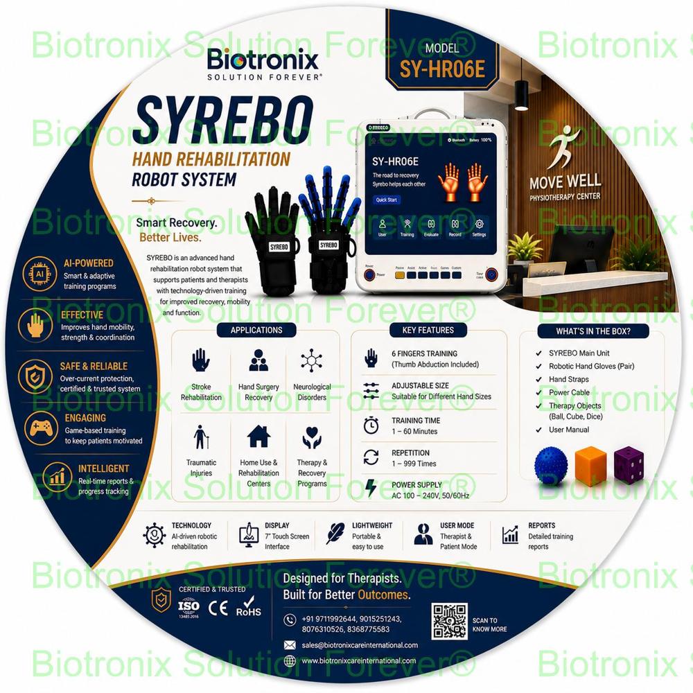SYREBO C12 Smart Pneumatic Rehabilitation Glove