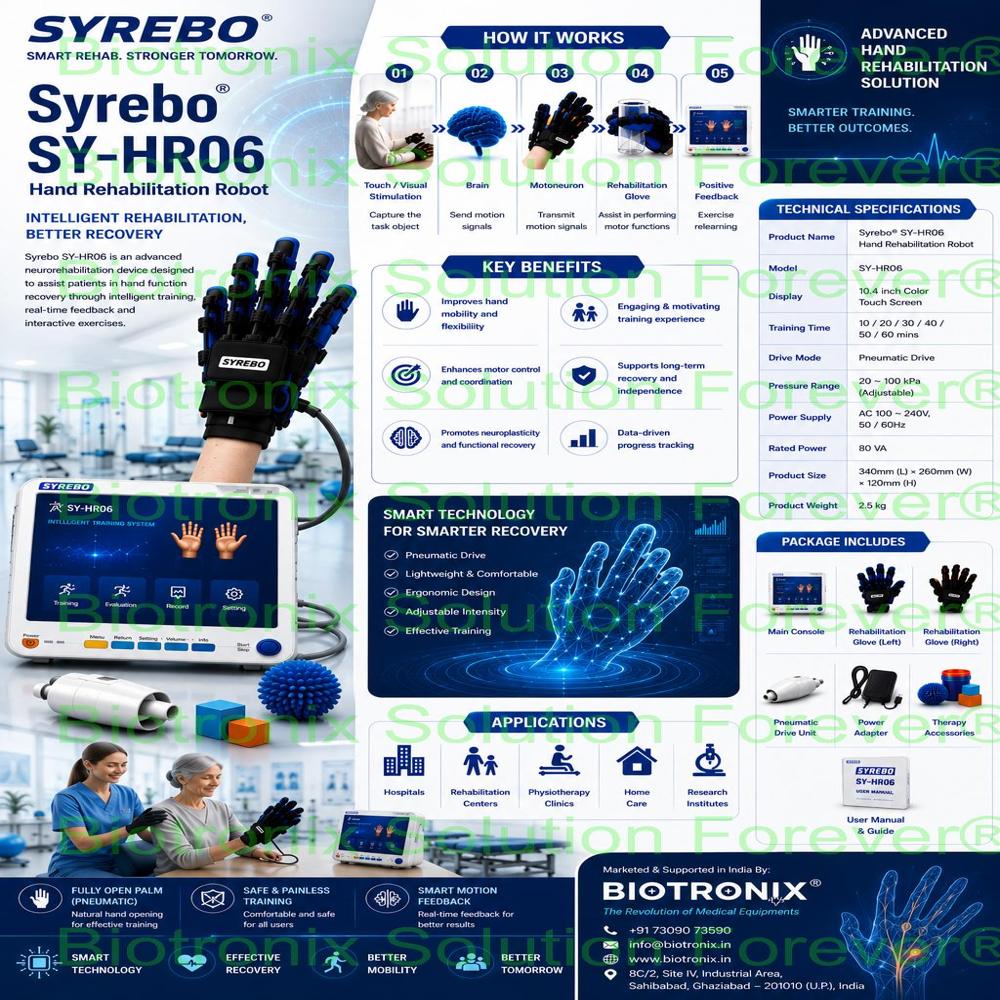 SYREBO C12 Smart Pneumatic Rehabilitation Glove