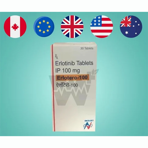 Erlotinib Tablet Erlotero 100mg Tablet