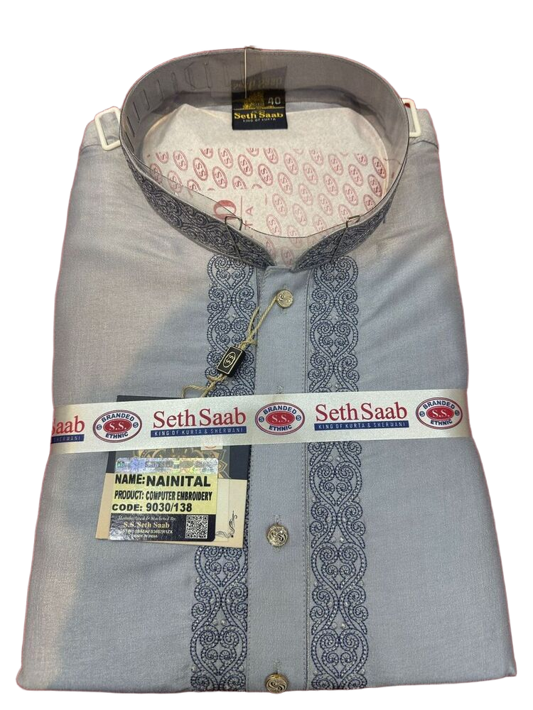 Grey Kurta
