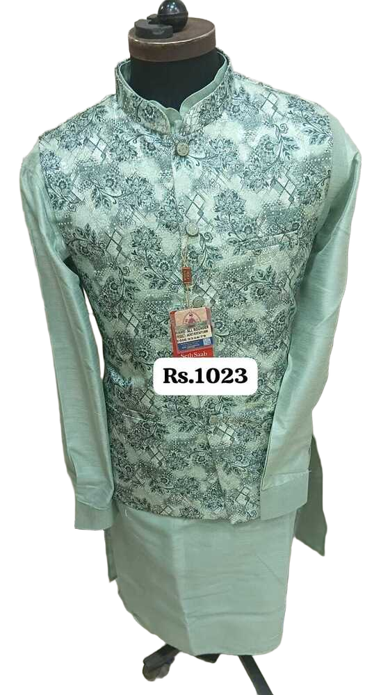 Men Kurta Jacket And Pant