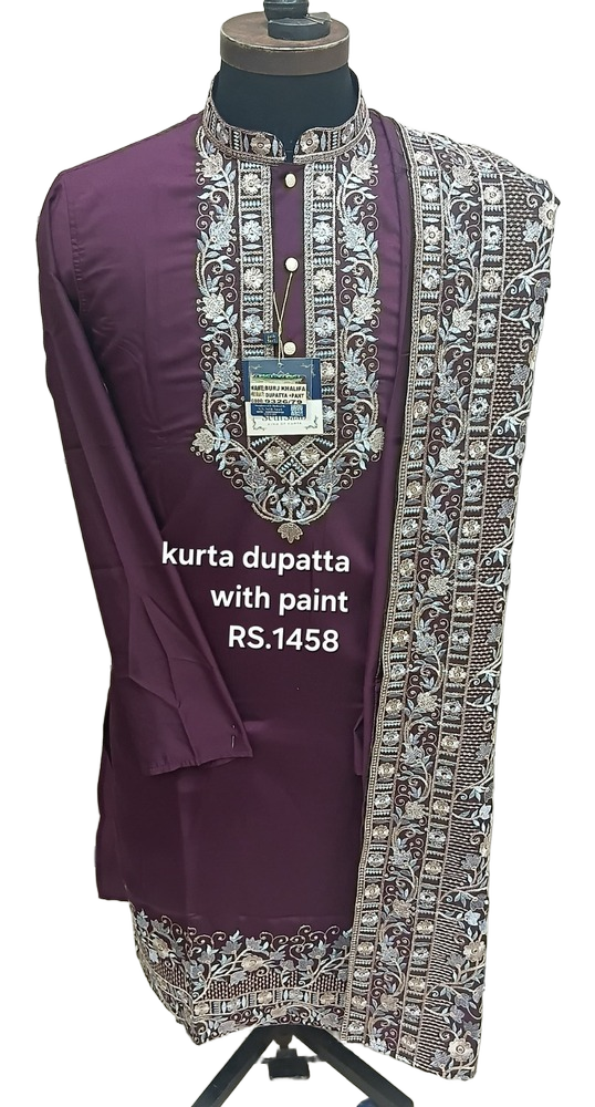 Burj Khalifa Kurta Dupatta Pant Set