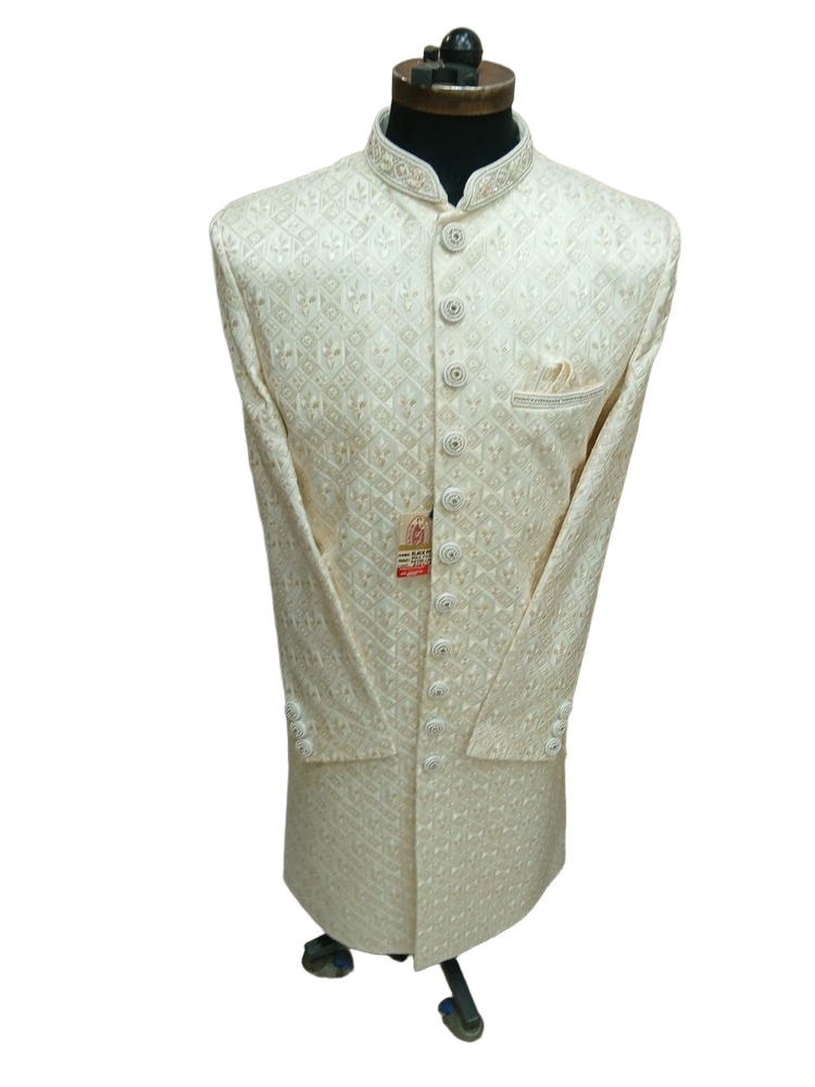 White Sherwani
