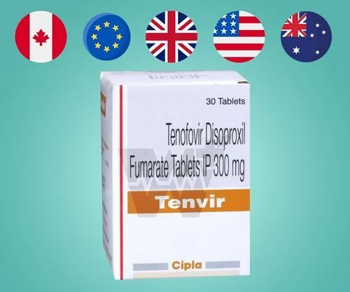 Tenvir Tenofovir 300mg 30 Tablet