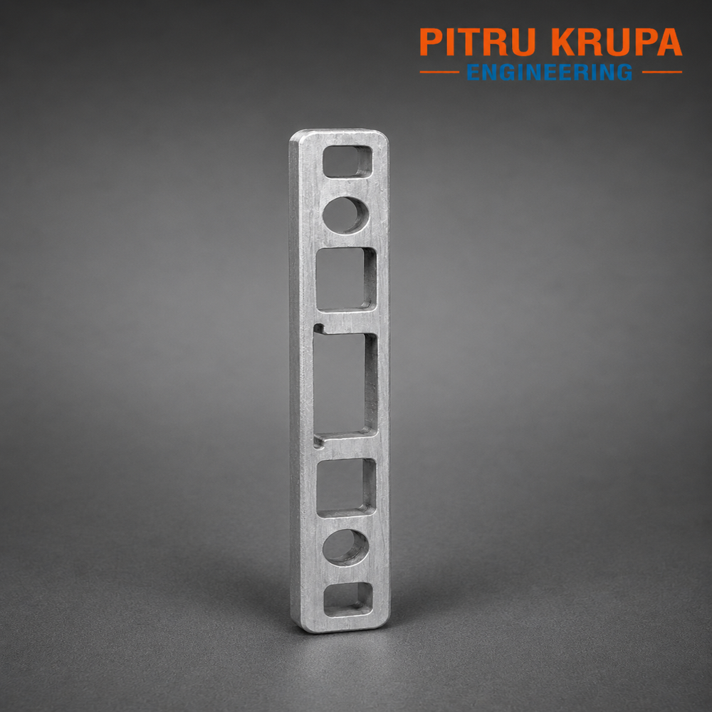 CNC Machined Slotted Mounting Plate