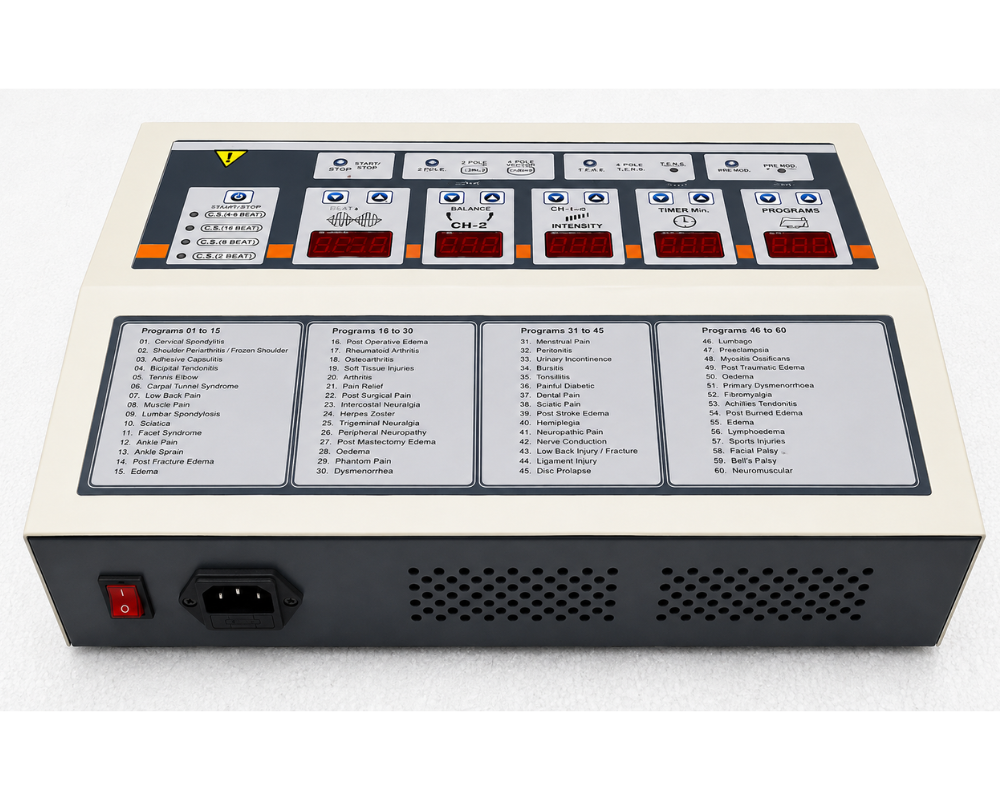 Digital IFT Machine for Physiotherapy 65 Program Interferential Therapy Unit |
