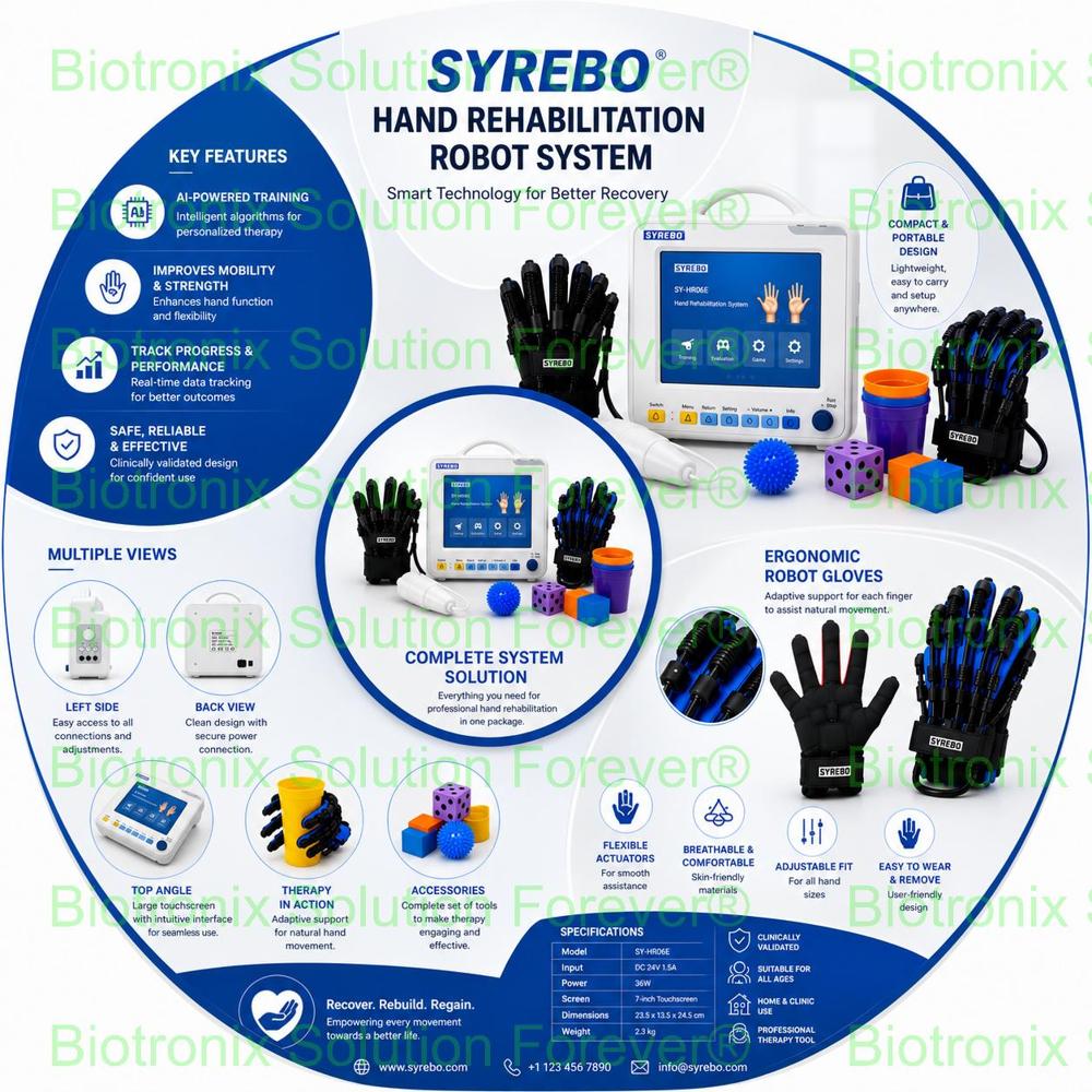 SYREBO C12 Hand Mobility Rehabilitation Robot