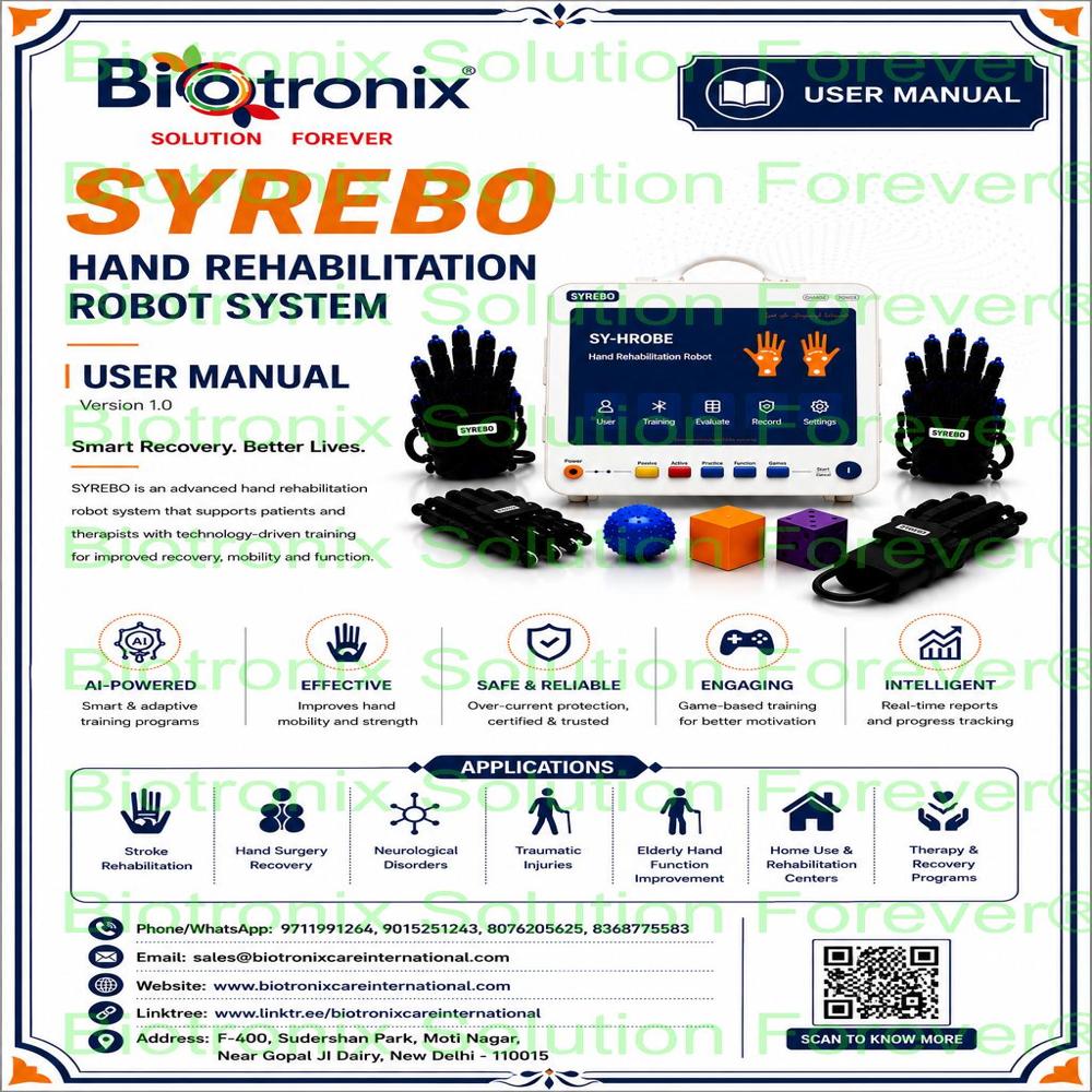 SYREBO C12 Hand Mobility Rehabilitation Robot