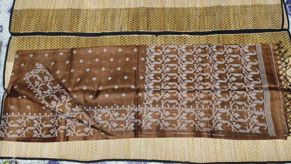 Pure tassar jamdani with BP