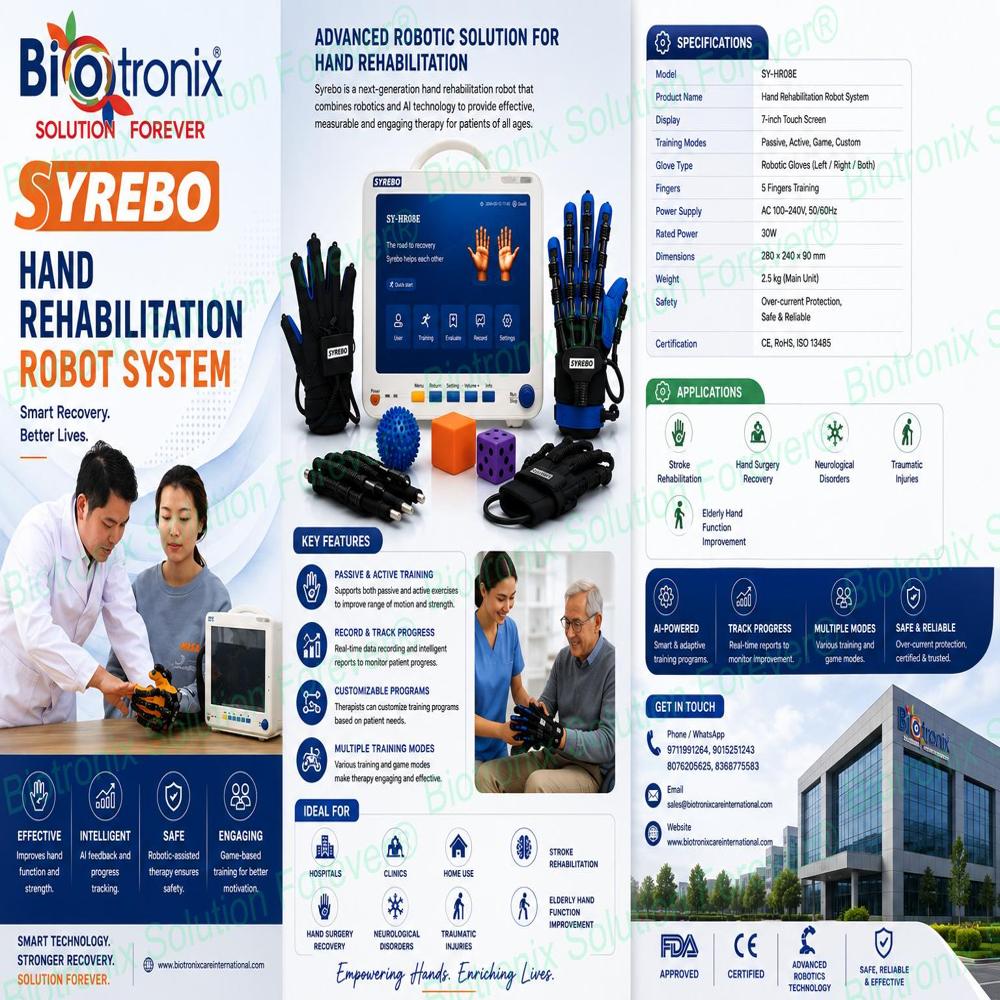 SYREBO C12 Advanced Neuro Hand Rehabilitation Device