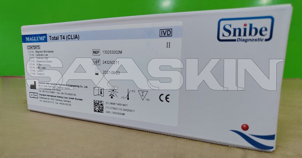 Snibe Maglumi T4 (Clia) - Thyroxine (T4) Serum Quantitative Test Kit | For Use On Maglumi Fully-auto Chemiluminescence Immunoassay Analyzers, 5.0-300.0 Ng/ml