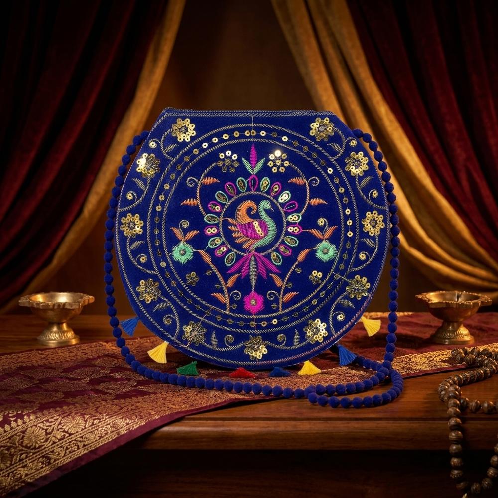 Handcrafted Embroidered Shoulder Bag for Women