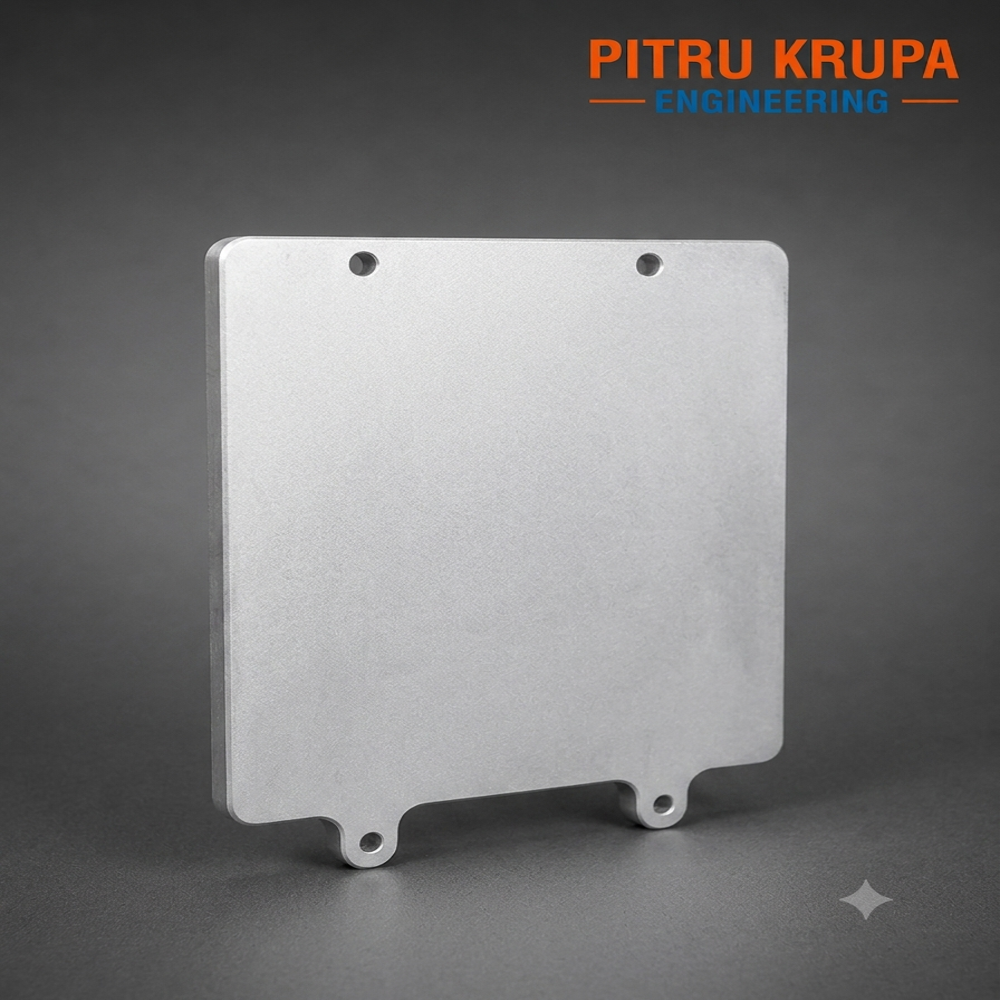 CNC Machined Aluminium Mounting Cover Plate