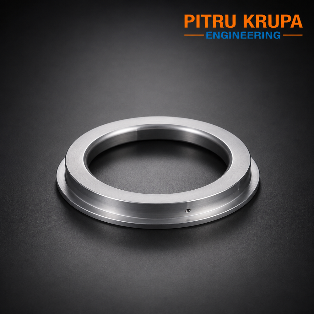 CNC Machined Aluminium Flanged Ring