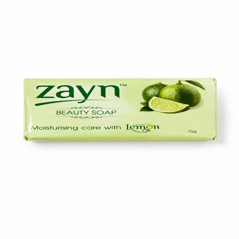 Zayn Lemon Soap 75g - Grade 1 Soap - 76 Tfm - Color: Green