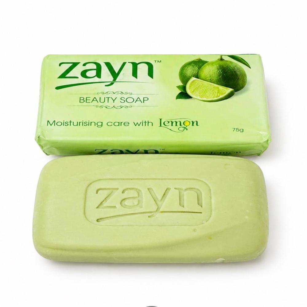 Zayn Lemon Soap 75g - Grade 1 Soap - 76 Tfm - Color: Green
