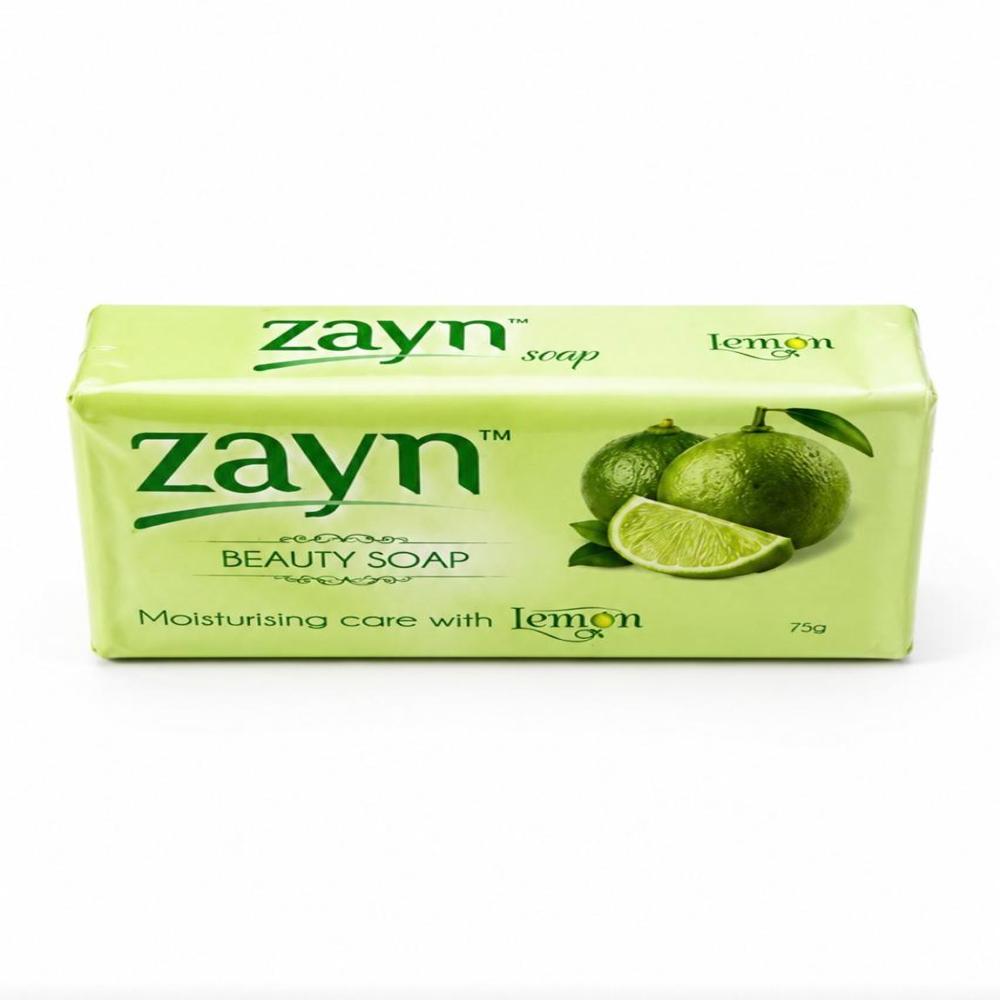 Zayn Lemon Soap 75g - Grade 1 Soap - 76 Tfm - Color: Green