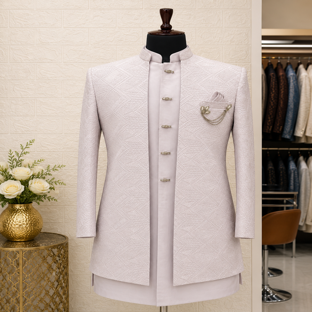 Men's Premium Wedding Style Indo Western Suit