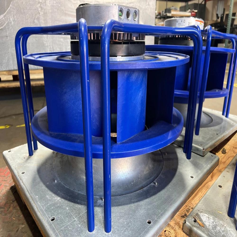 Ziehl-Abegg Gr50C-Zid.Gg.Cr 380/480V Ac 5.6/4.4A 75089Mm Ball Bearing Industrial Centrifugal Fan - Blade Material: Plstic