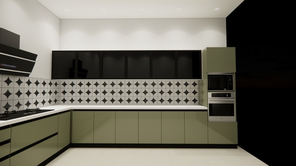 L Shape Modular Kitchens