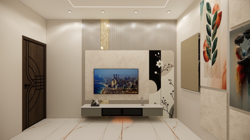 Modern Marble Tv Wall