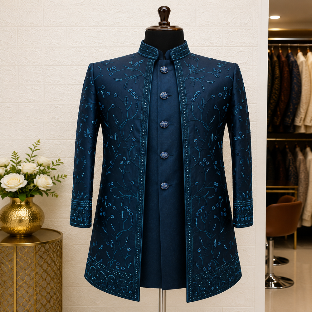 Premium Embroidered Imported Indo Western Suit