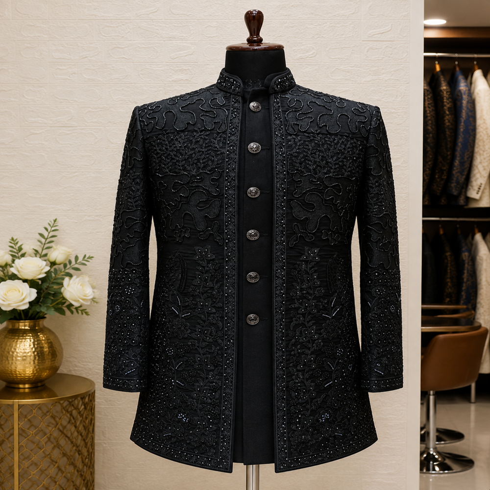 Premium Embroidered Imported Indo Western Suit