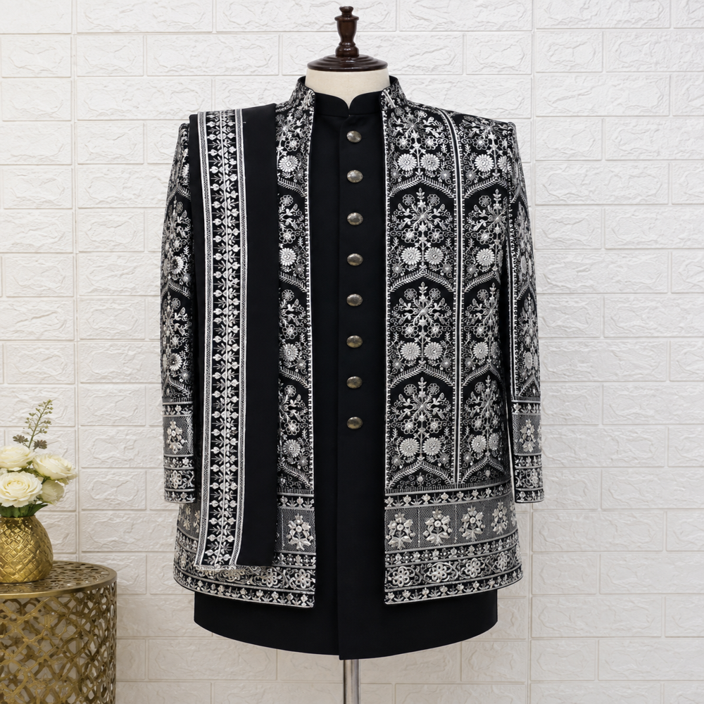 Premiums Men's Indo Western suits With Dupatta