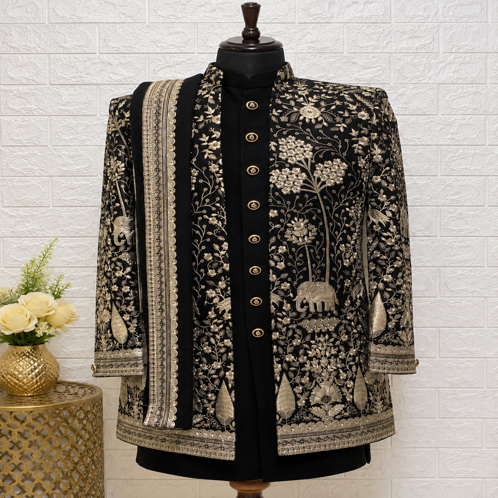 Premiums Men's Indo Western suits With Dupatta