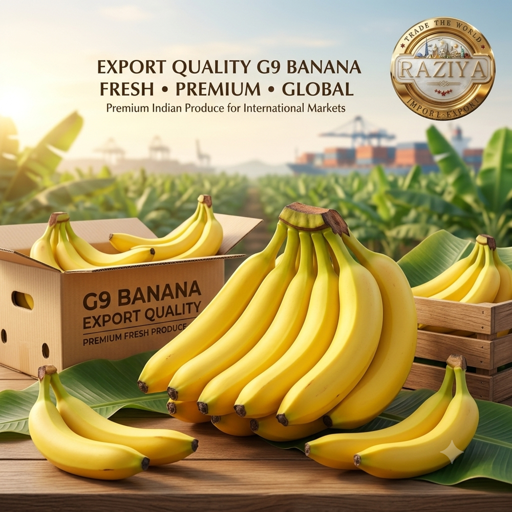 Fresh Yellow Banana - Cultivation Type: Organic