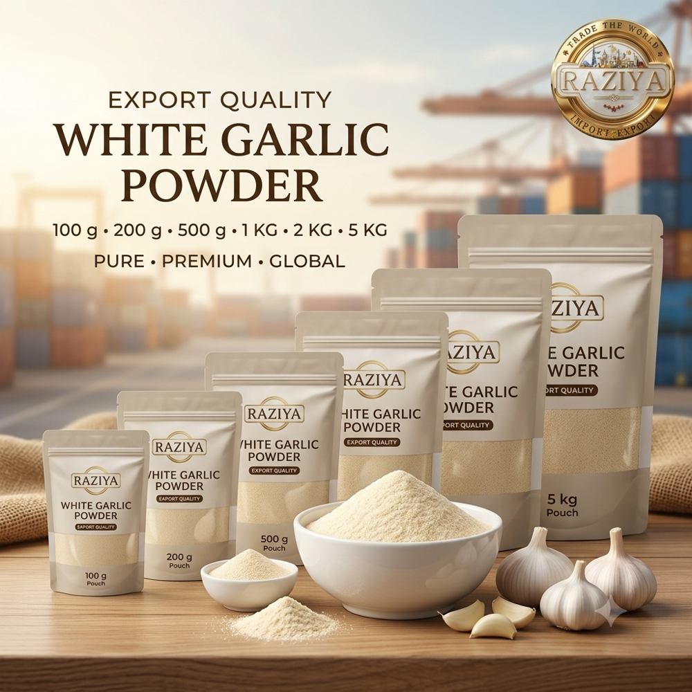 White Garlic Powder - Color: Off-White To Light Yellow