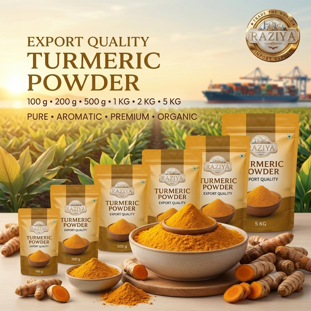 Fresh Turmeric Powder - Color: Yellow-Orange