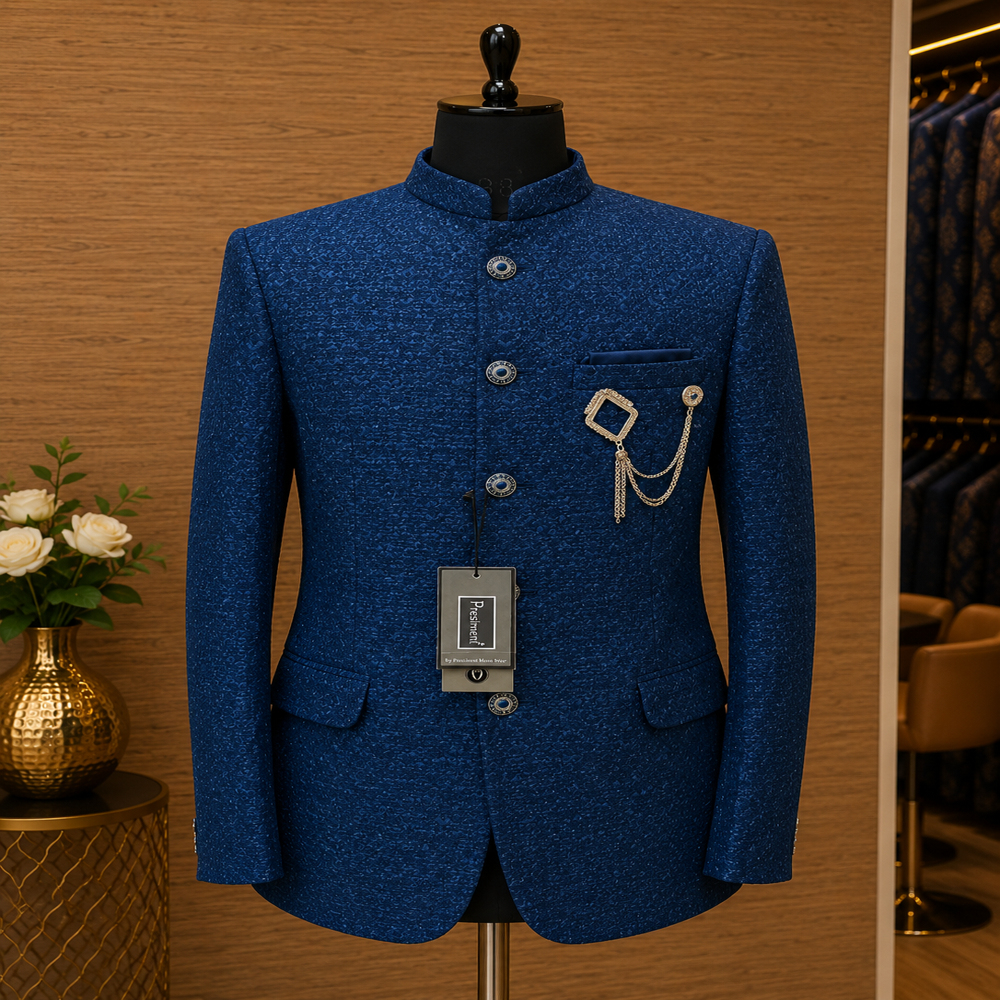 Designer Sequence Work Jodhpuri Suit