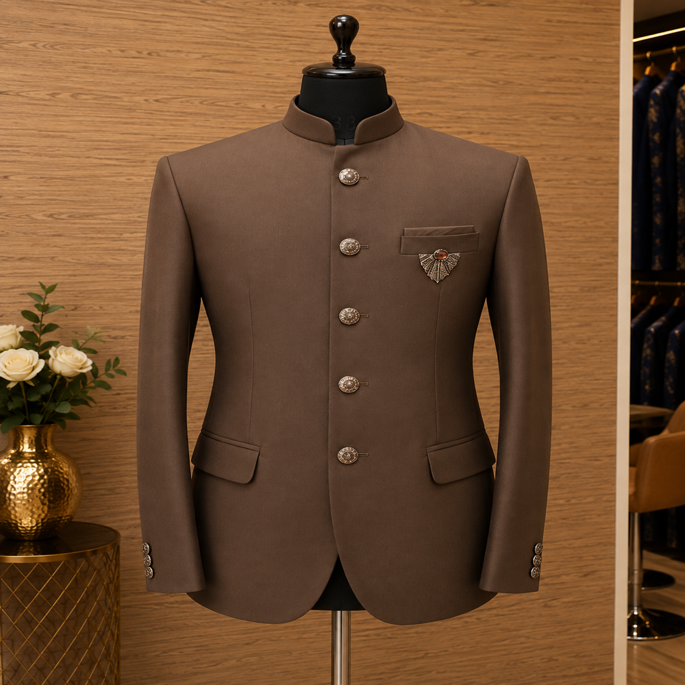 Men's Plain Tokyo Jodhpuri Suit for Wedding & Formal Wear
