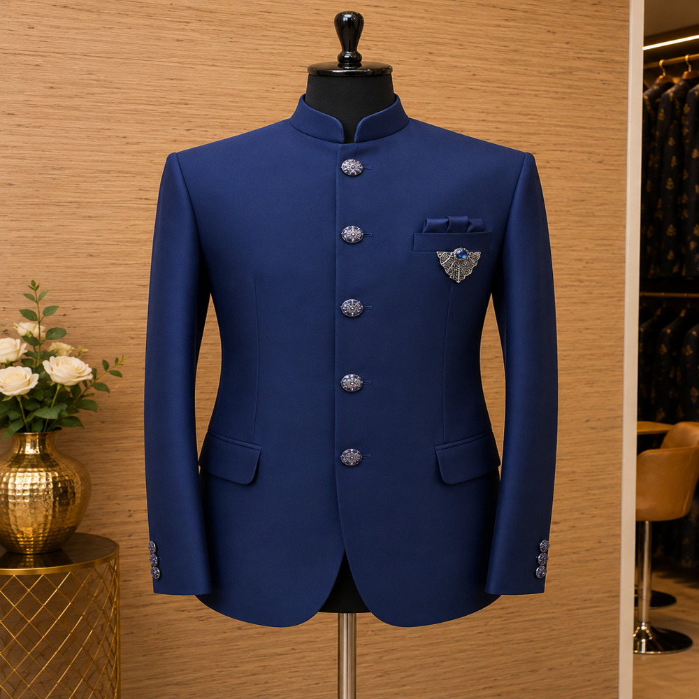 Men's Plain Tokyo Jodhpuri Suit for Wedding & Formal Wear