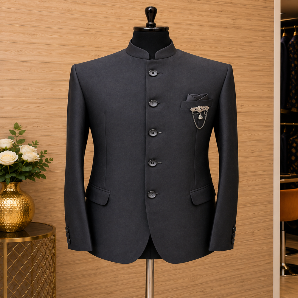 Premium Men'S Plain Jodhpuri Suit - Gender: Mens