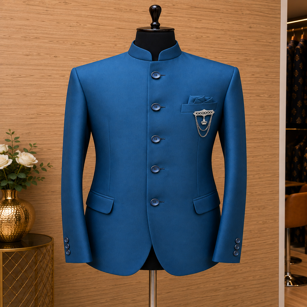 Premium Men's Plain Jodhpuri Suit
