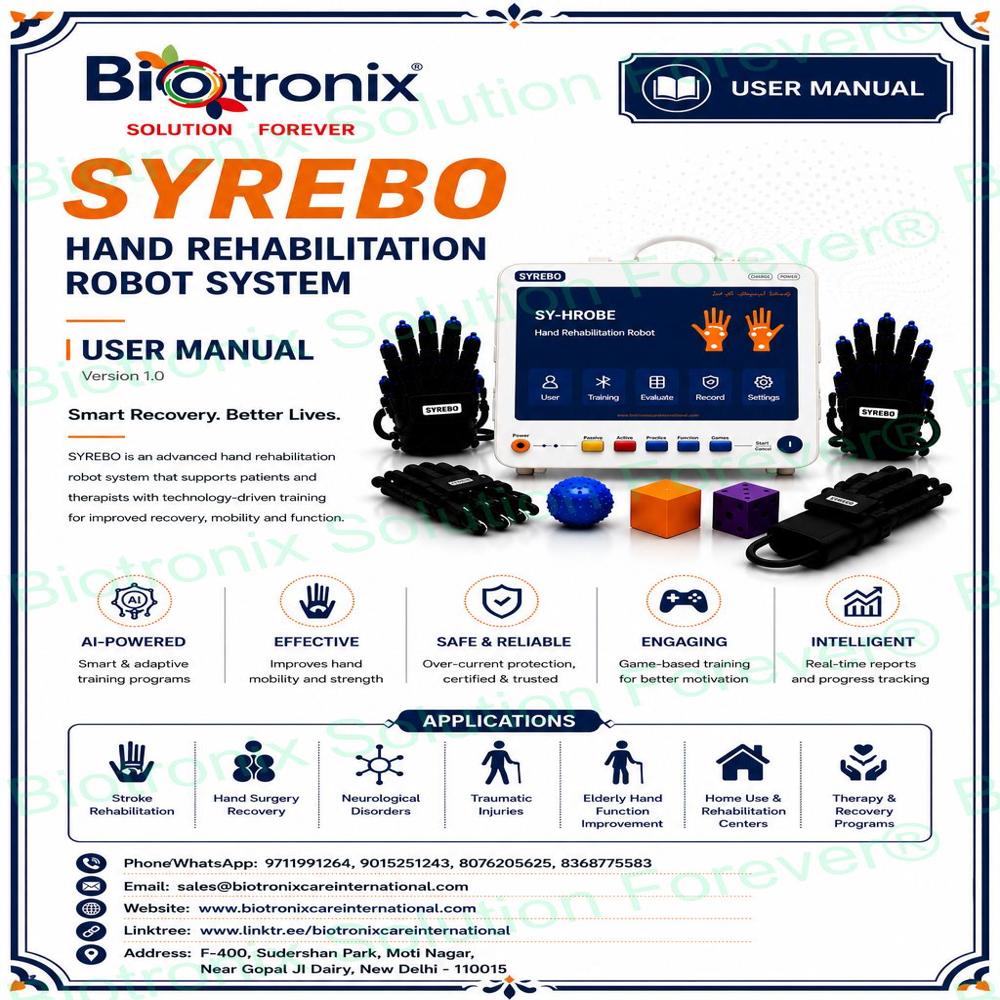 SYREBO C12 Advanced Hand Mobility Training System
