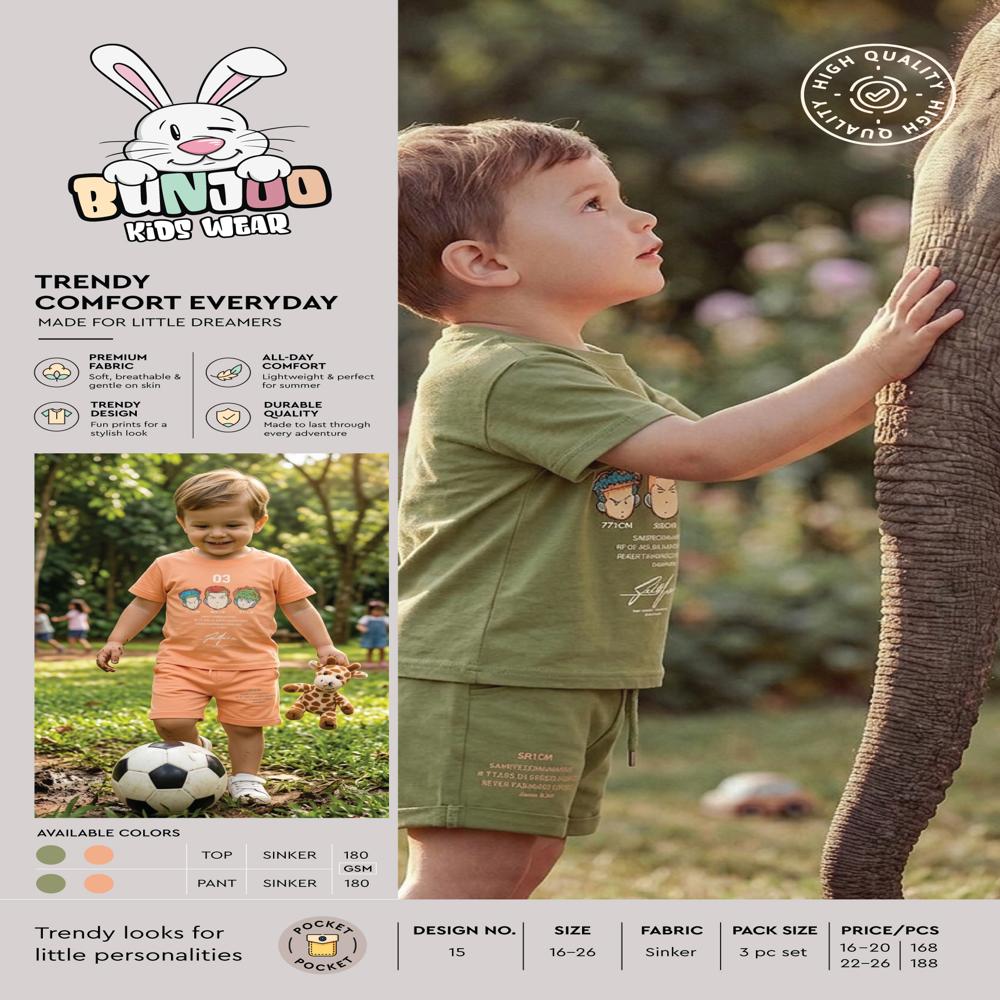 Boys Tshirt & Pant Set - Bust Size: Regular Inch (In)
