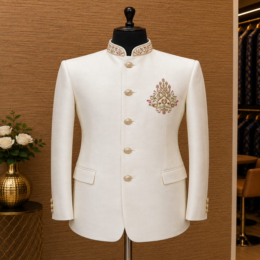 Men'S Patch Work Jodhpuri Suit For Wedding & Festive Wear - Gender: Mens