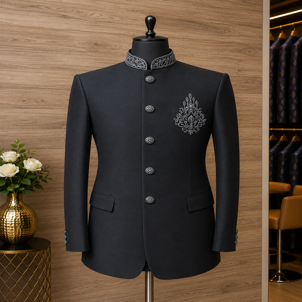 Men's Patch Work Jodhpuri Suit for Wedding & Festive Wear