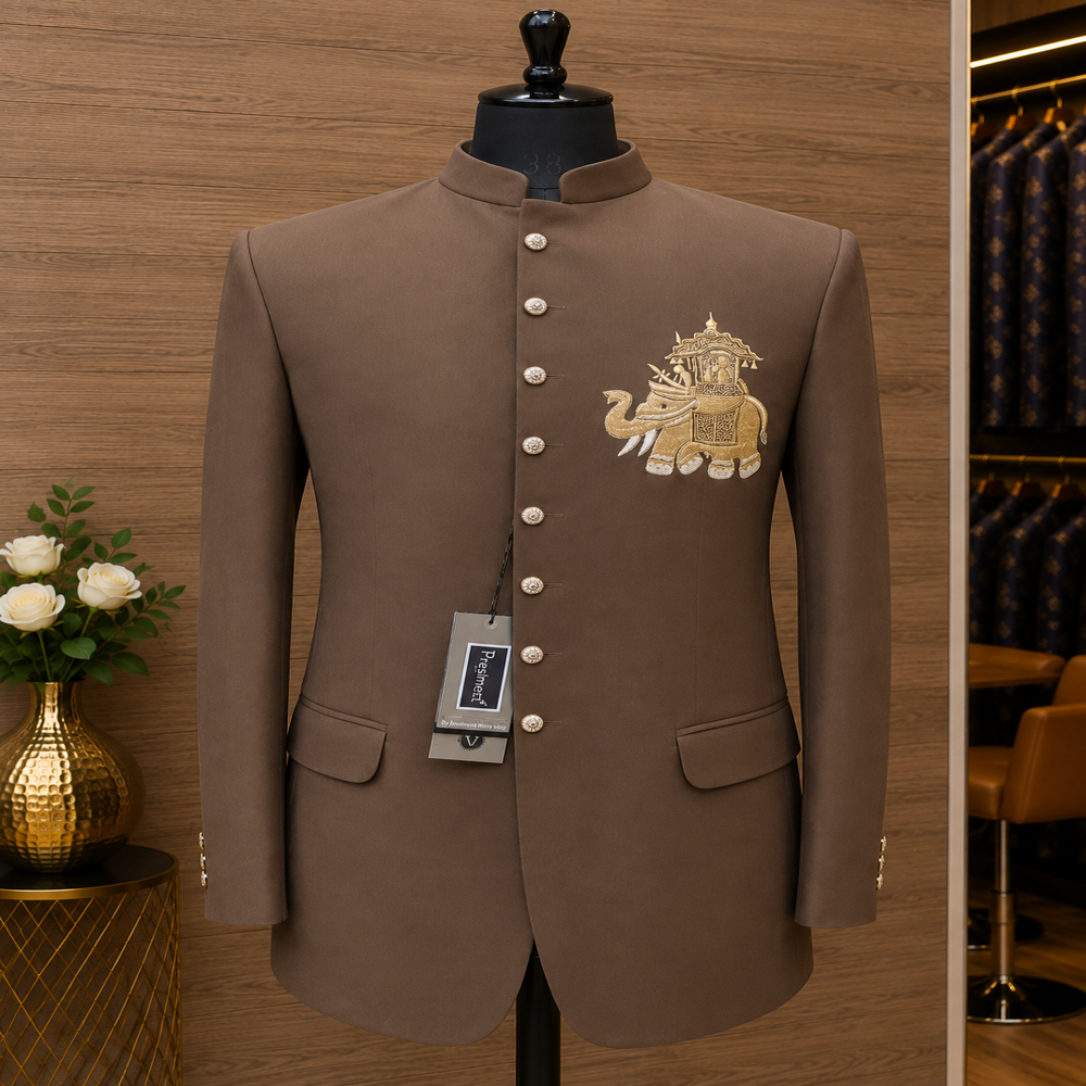 Men's Patch Work Jodhpuri Suit for Wedding & Festive Wear